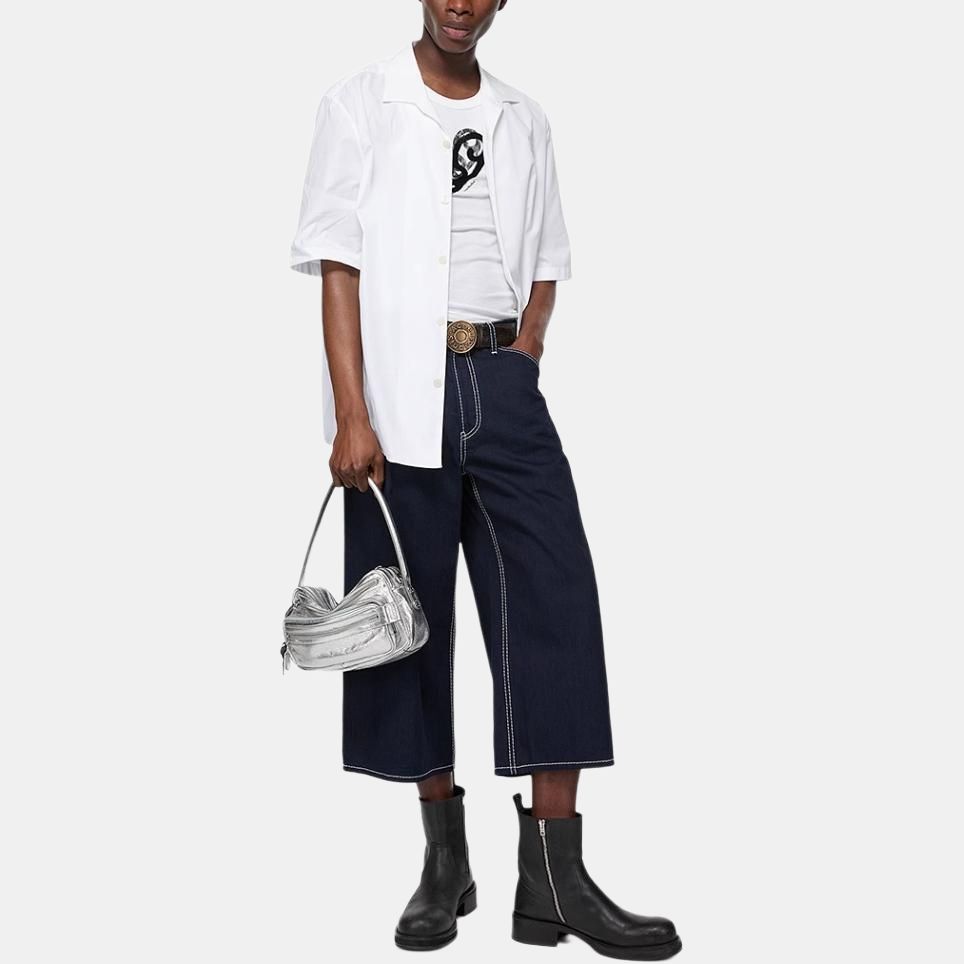 Acne Studios short-sleeve button-up shirt BB0634-100-