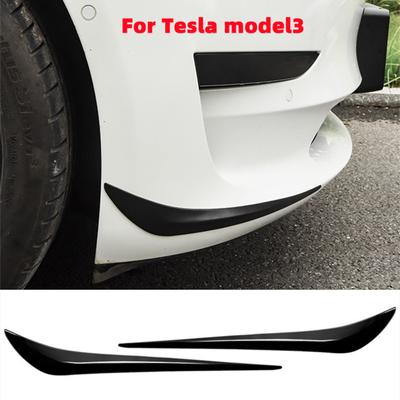 Car Stickers Bumper Protector Corner Guard Scratch Strips for Tesla Model3 Front Bumper Stainless Steel Protection
