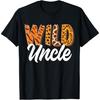 Wild One Uncle Two Wild Family Birthday Zoo Animal Matching T-Shirt