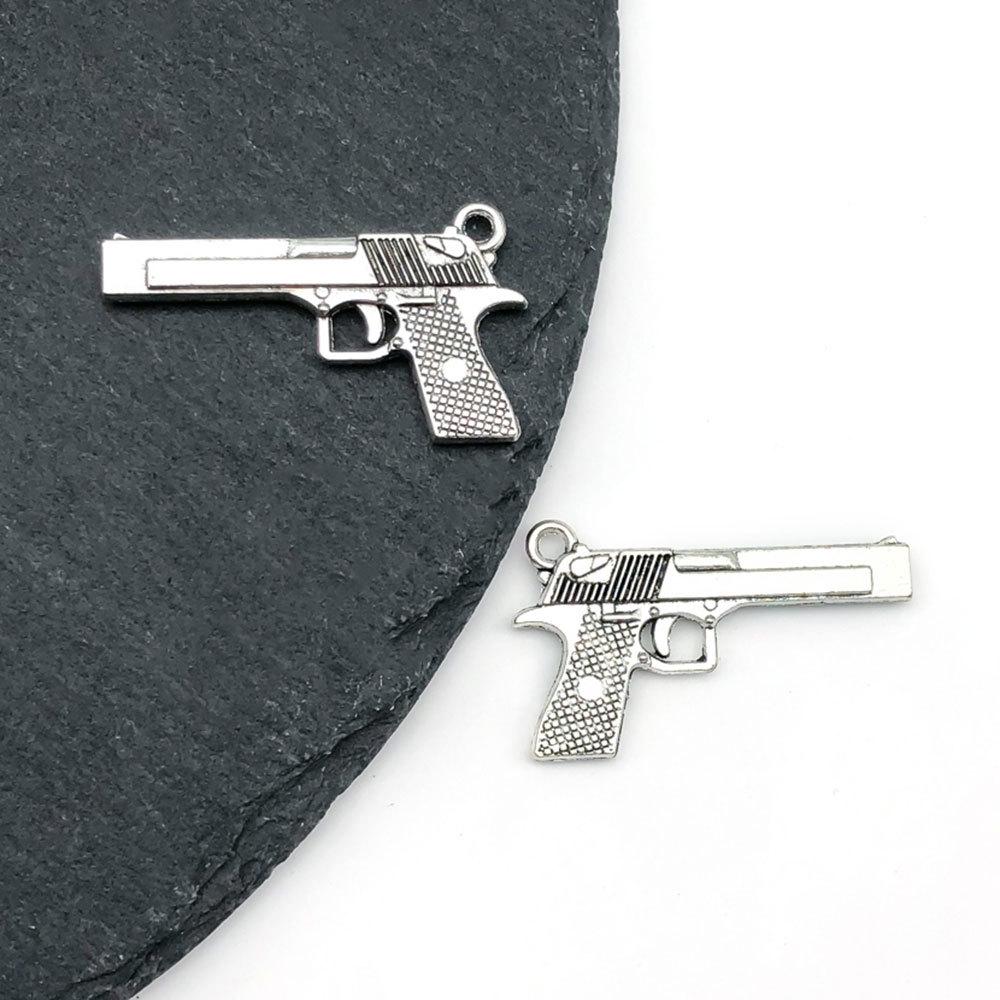 Retro Alloy Bullet Pendant Necklace and Bracelet Jewelry