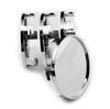 Wheel Center Cap Outer Diameter 69mm Inner Diameter 64mm 4pcs Silver DIY Wheel Cover Center Cover