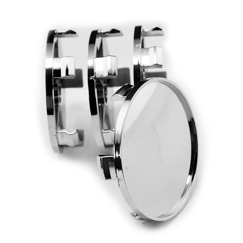 Wheel Center Cap Outer Diameter 69mm Inner Diameter 64mm 4pcs Silver DIY Wheel Cover Center Cover