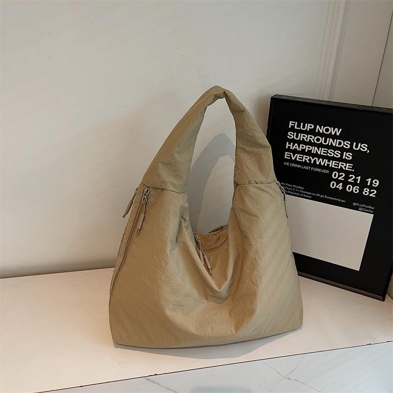 Literarischer Stil Retro Lässige Umhängetasche 2025 Herbst Neu Lässiger Stil Tragetasche Schulter Unterarm Canvas Tasche