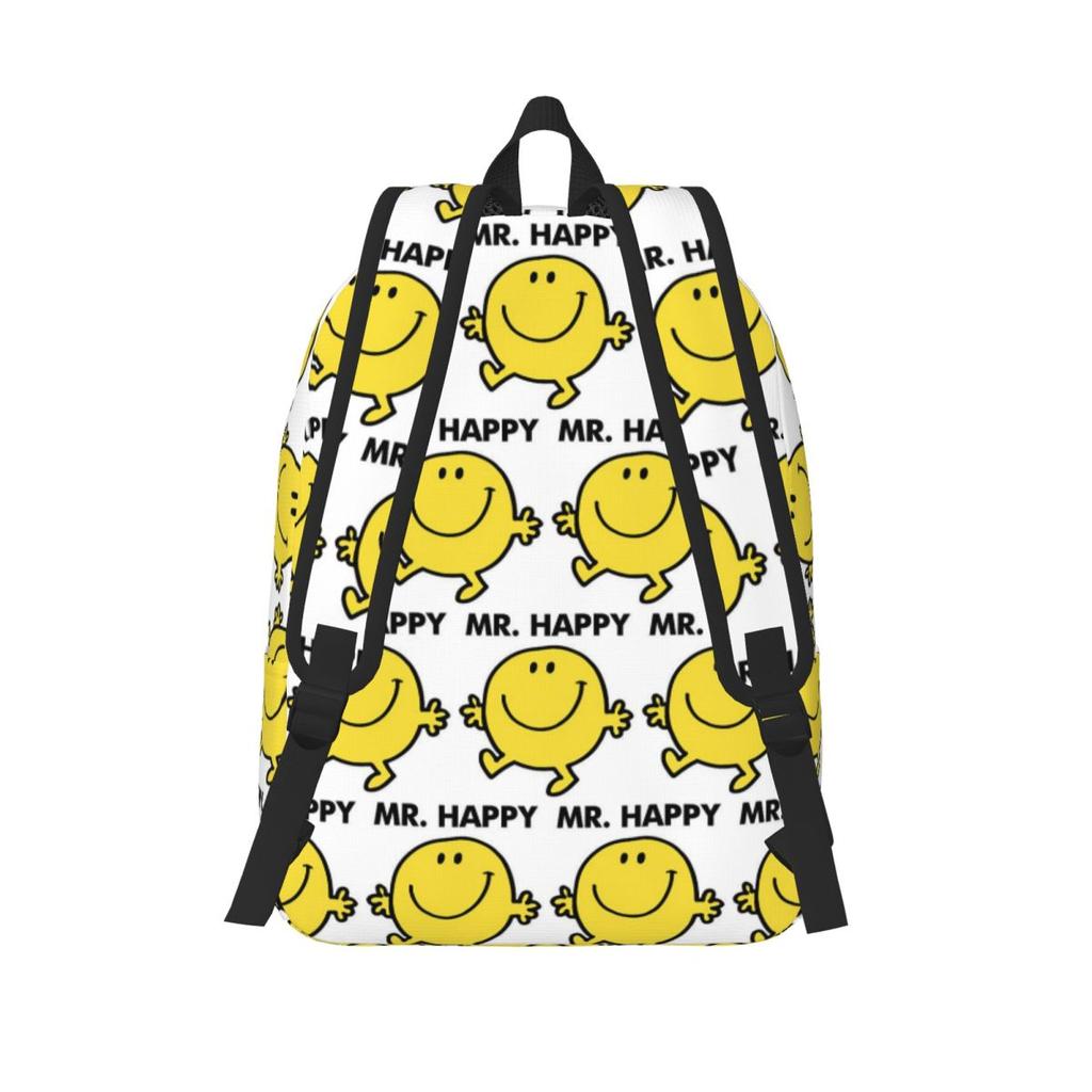 Mr. Men Cute Little Miss Popular Backpack Hot Sale Daypack Large Capacity BookBag School Bag Shoulder Bags for Men Women