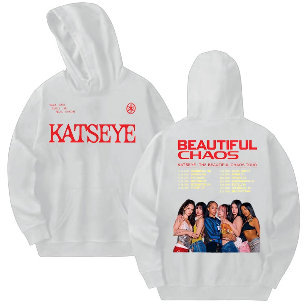 Women's Fashionable Casual Hooded Long Sleeved Printed Sweatshirt