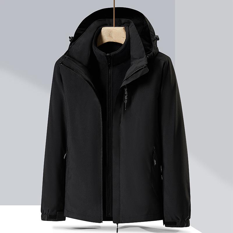 

2023 Men s & Women s 3-in-1 Waterproof Breathable Winter Mountaineering Jacket XXXL