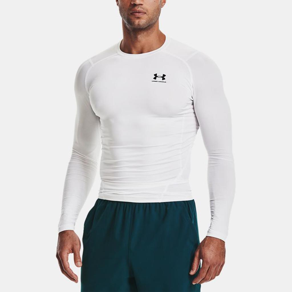 Under Armour Performance Running and Training Fitness Shirt Men Tops White 1361524-100