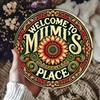 Metal Wall Art, Round Sunflower Sign Welcome To Mimis Sunshine, Home Gift