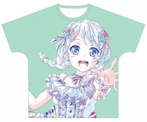 Armabianca Bang Dream Wakamiya Eve Ani Art Full Graphic T T-Shirt Green L