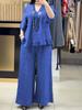 Cross-border explosive women's fashion casual loose short-sleeved large-size suit women