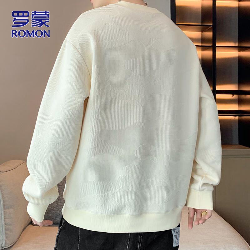 ROMON Men's Fall/Winter Crewneck Sweatshirt