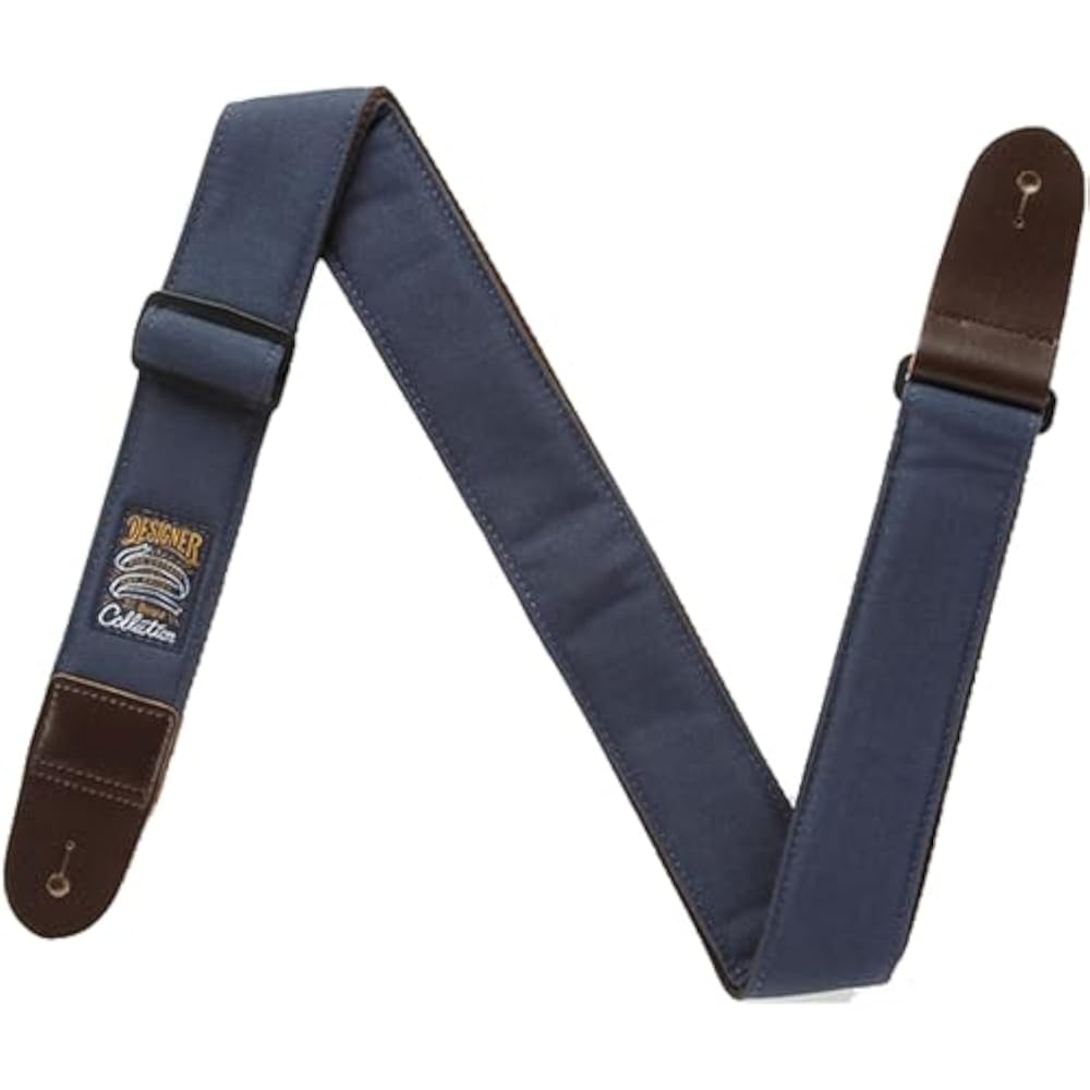 Ibanez Guitar and Bass Strap Featuring a Design That Emphasizes Simplicity (Navy Blue) DCS50-NB