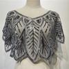 Women's Sequin Beaded Mesh Shawl Bolero - Stylish Outerwear for Dance and Evening Gowns