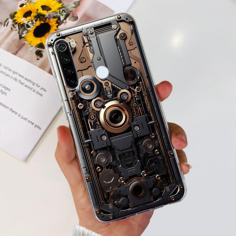 For Xiaomi Redmi Note 8 Case Cute Cartoon Soft Silicone Phone Cases For Xiaomi Redmi Note 8T 8 t Cover On Redmi Note8 Back Coque