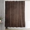 Cortina de Chuveiro Padrão Texturas Vintage Couro Marrom Banheiro Poliéster Impermeável Cortinas de Banho Com Ganchos