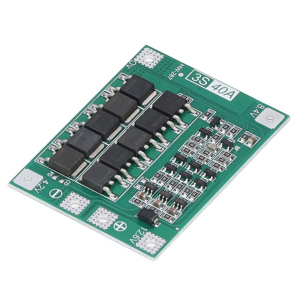 Placă Protecție Baterie 3S 40A Celulă Litiu 18650 Modul Încărcare Echilibrată 12.6V?13,6 V