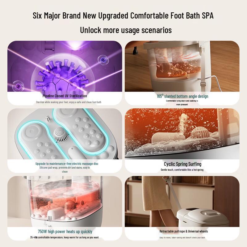 Philips Electric Foot Spa Massager with UV Sterilization