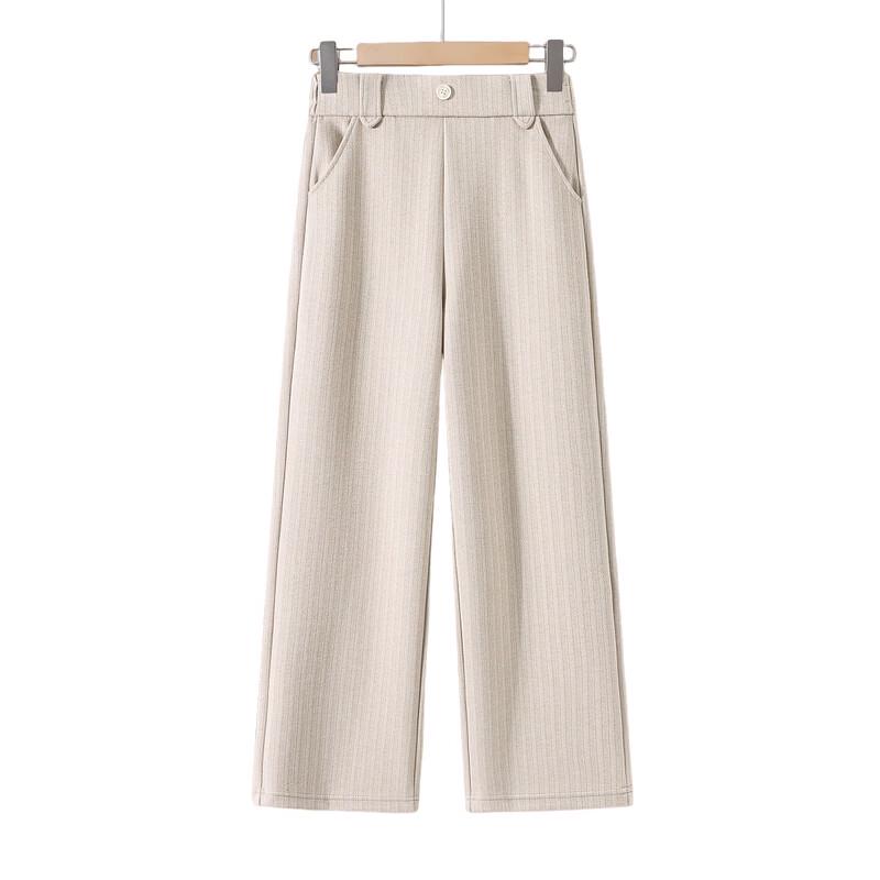 Hodo Women's High-Waist Straight-Leg Casual Pants