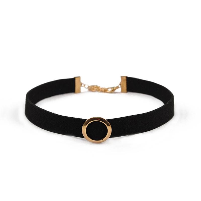 Goth Black Velvet Choker Necklaces Gothic Style Rope Women Neck Decoration Chocker Jewelry On Girl Neck Accessories