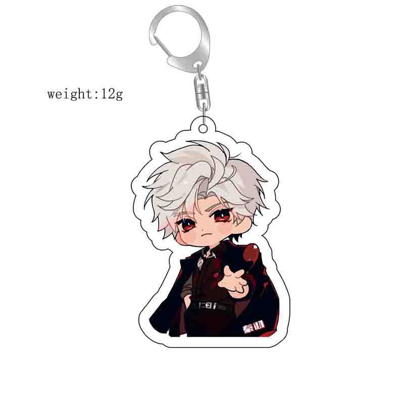 Mezzanine Layer Acrylic Character Keychain Cute Bag Hanging Ornament