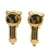 Used  Earring D'ORLAN Dolan metal/Rhinestone 4.7g gold Red plating