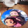 Nezuko (1) Round Office Rug Decorative Floor Rug for Office Bedroom Living Room and Home Space