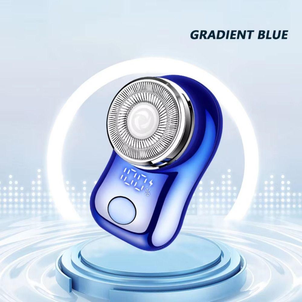 Cordless Mini Electric Shaver USB Rechargeable Men's Beard Trimmer for Face Body