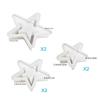 Hollow Star Silicone Mold Christmas Ornament Resin Mold Pentagrams Silicone Mold Christmas Star Epoxy Resin Casting Mould