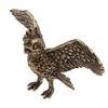 Animal Shape Brass Parrot Ornament Mini Bird Miniatures Parrot Small Statue  Accessories Gifts