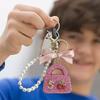 Rhinestone Keychains For Women Fancy Bling Rhinestone Car Keychain Bag Charm Fashionable Bag Key Chain For Travel Holiday