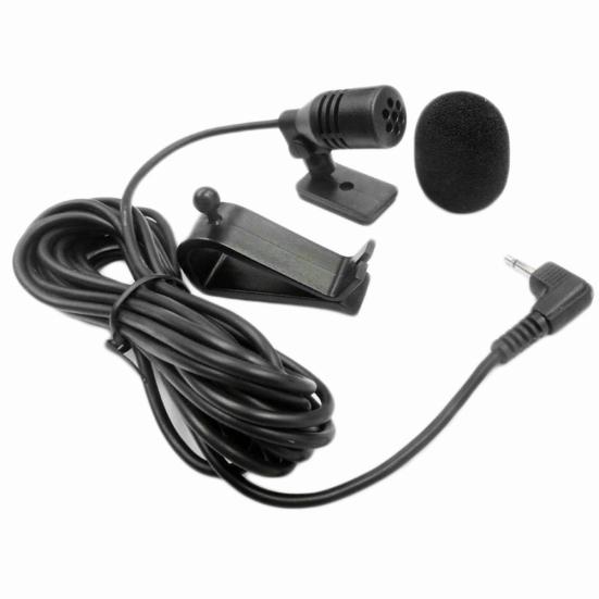 2.5mm Elbow Mono Radio Bluetooth-compatible Car Auto DVD Microphone Paste Type Loud Speaker