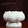 1PCS White Porcelain Incense Burner Ornament for Home Indoor Eight Auspicious Offerings and Buddhist Supplies Candlestick holder