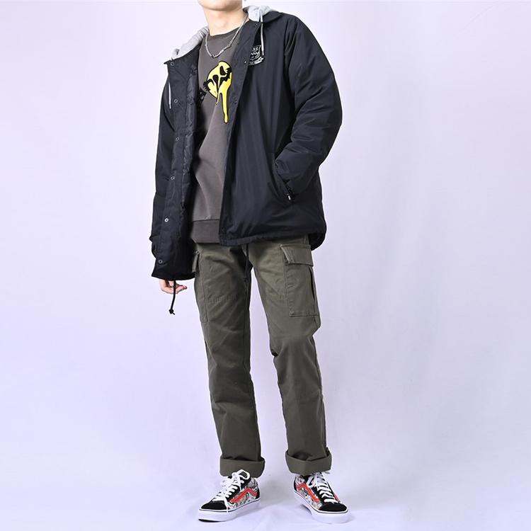 Vans Kurtka z kapturem we wzór czaszki Męskie Kurtki Czarna VN0A5F74BLK