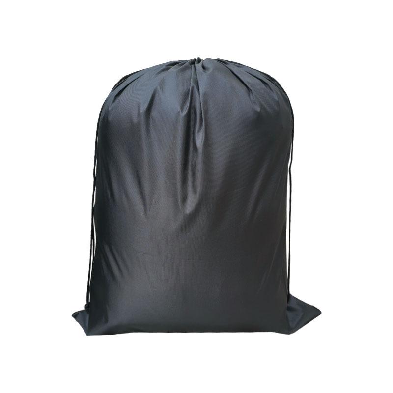 

Сумка для хранения из полиэстера 210, большой карман на кулиске, для домашнего использования, для упаковки одежды и хлопкового одеяла, сумка для организации, для переезда и экспресс-доставки 30cm * 65cm чёрный