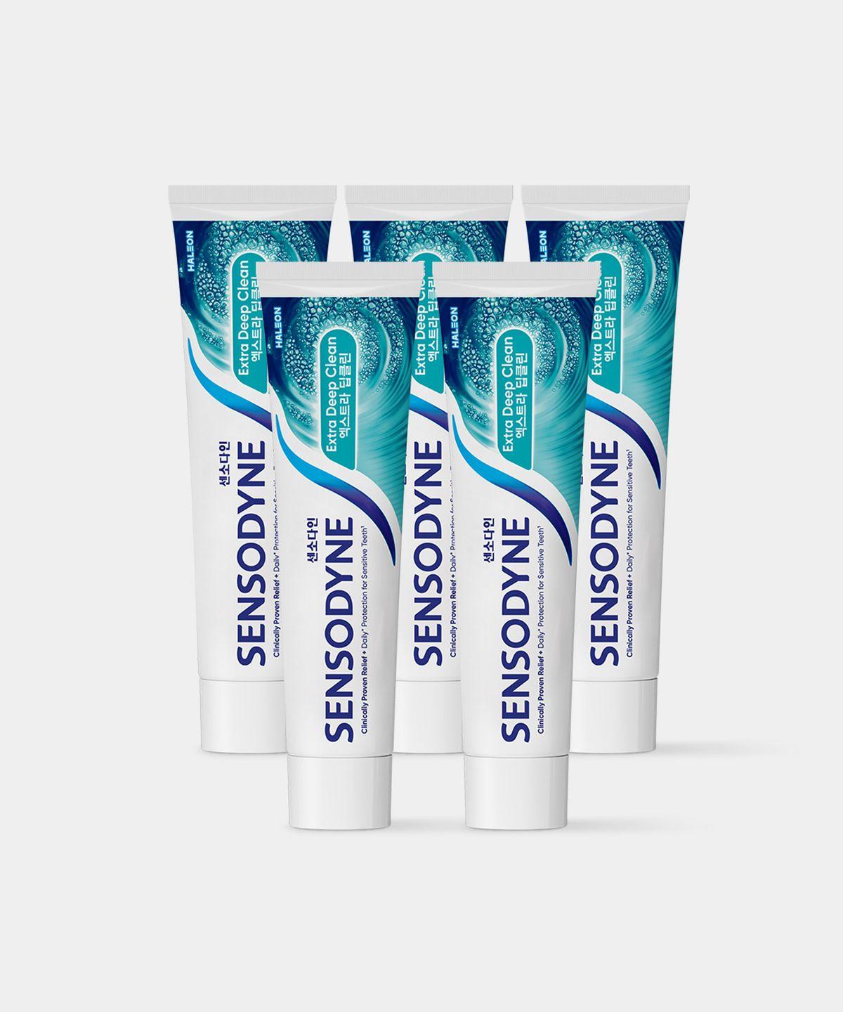 Sensodyne Extra Deep Clean Sensitive Toothpaste 120g x 5