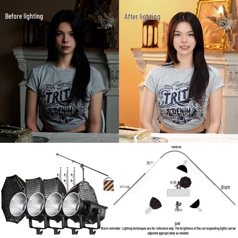 Miaotu CL300B 300W Spherical LED Video Light Kit