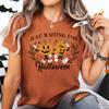 Comfort Colors®Just Waiting for Halloween Shirt, Cute Pumpkin Face Fall Tee, Spooky Season Graphic Shirt, Halloween T-Shirt, Fall Outfit Tee