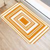 Fashion Orange Geometric Pattern Entrance Door Mat Bathroom Kitchen Anti-Slip Floor  Indoor Room Home Decor Non-Slip Rug