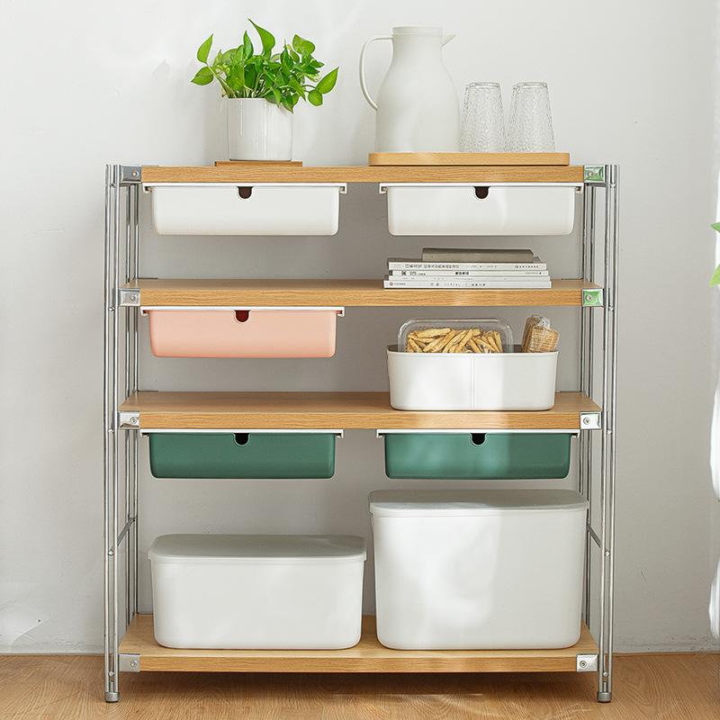 Attachable Under Table Storage Drawers Adhesive Desk Organizer Office Secret Case Punch-free Storage Boxes Sundries Container