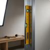Aluminum Spirit Level Vial Viewing Ports Bubble Painted Finish Hand Tool 250MM Solid