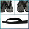 Used [New] [Edo Ten] Seta Sandals Large Size Shiki Ame Sole Men's Black Checkered Rush 30cm Black 1 Shaku 4L 1