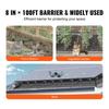 20 X 3048 Cm Solar Panel Bird Guard, Critter Guard Roll Kit with 100pcs Aluminum Alloy Fasteners, Solar Panel Guard with Rust-proof PVC Coating, 12.7