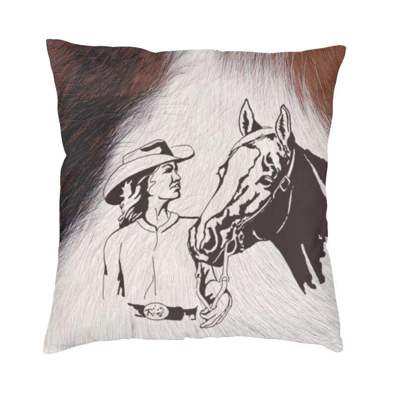 

Подушка з текстурою коров ячої шкіри Шотландського Хайленду Прикраса для вітальні Каваї Шкіряна подушка зі шкіри тварин Наволочка з принтом 45x45cm 18x18in