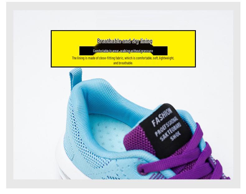 Lightweight Breathable Sneakers: Versatile Plus Size Summer Shoes with Air Cushion