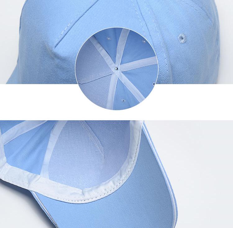 Pure Cotton Embroidered Volunteer Baseball Cap - Custom Work & Sun Hat with Logo