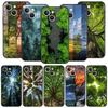 Beautiful Nature Forest Tree Phone Case For iPhone 17 16E 15 16 14 13 12 11 Pro Max 7 8 Plus Soft TPU Back Cover