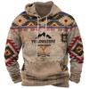 Klassischer Herren-Kapuzenpullover, Vintage-Harajuku-Muster, übergroße Herrenbekleidung, lässige Tops, Straßen-Sweatshirt für Herren, Pullover, männlicher Kapuzenpullover
