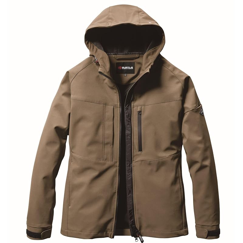 

Куртка с капюшоном BURTLE Bartle (унисекса) Для осени и зимы хаки 821 23 XXL