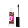 NYX PROFESSIONAL MAKEUP The Brow Glue, Extreme Hold Tinted Eyebrow Gel - Medium Brown