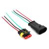 5 Sets 123 Pin Car Waterproof Electrical Connector Plug with Wire Cable3P